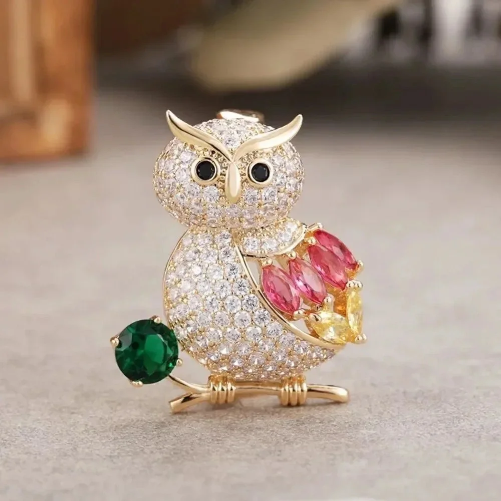 VQ Owl Brooch